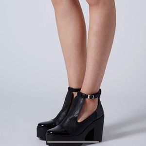 Topshop Avenger top cap chuncky boots size 38